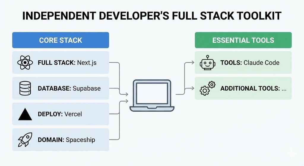 2025独立开发者技术栈
